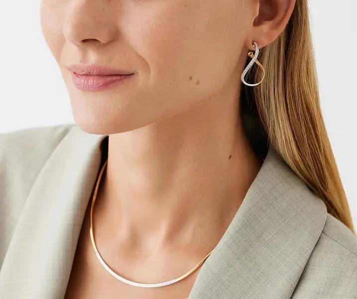 Gold-Ohrringe Marco Bicego Marrakesch OG404 B YW