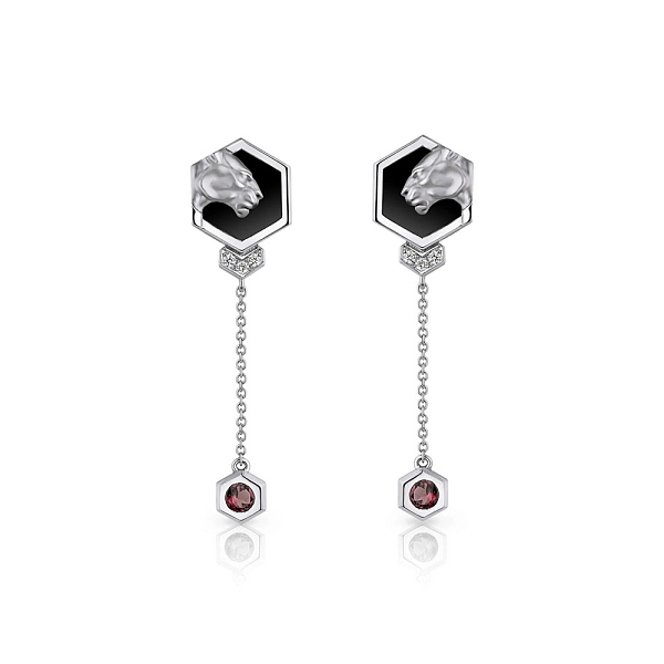 Gold-Ohrringe Carrera y Carrera Sechseck