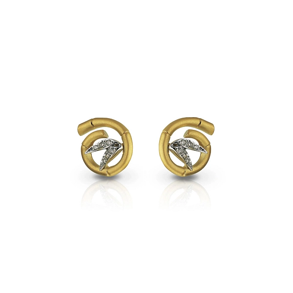 Gold-Ohrringe Carrera y Carrera Tao Mini