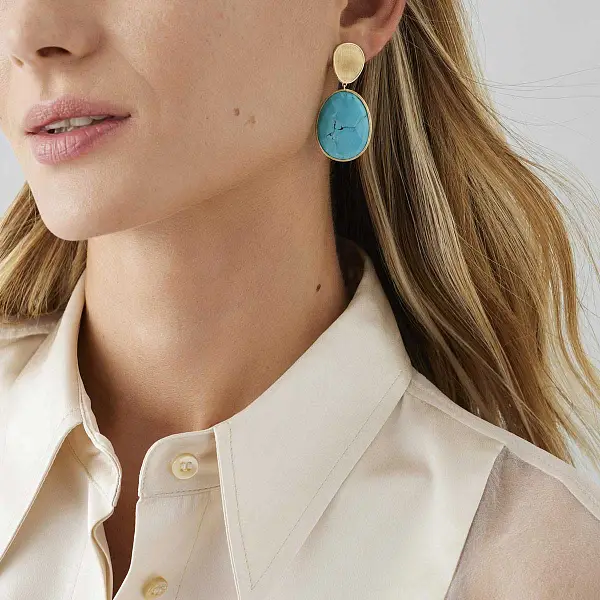 Gold-Ohrringe Marco Bicego Lunaria OB1404 TUM01 Y