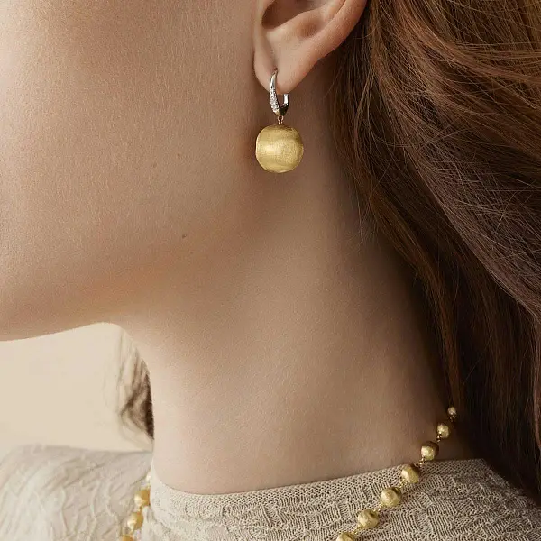 Gold-Ohrringe Marco Bicego Afrika OB1884-M B YW Q6