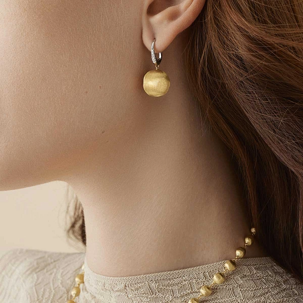 Gold-Ohrringe Marco Bicego Afrika OB1884-M B YW Q6