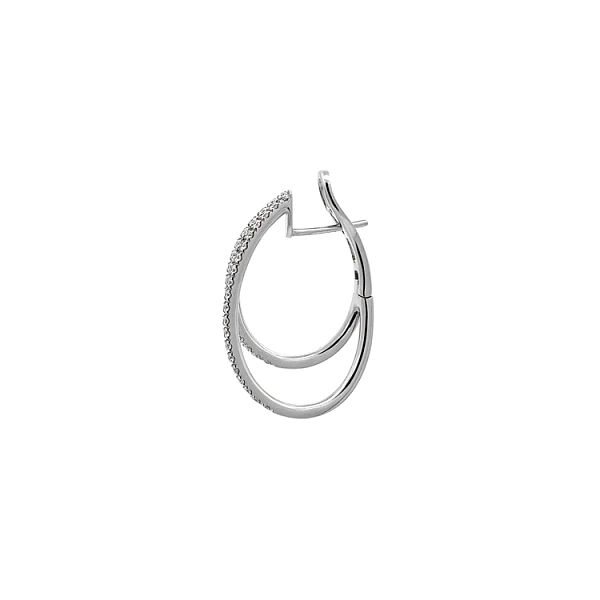 Gold-Ohrringe mit Diamanten