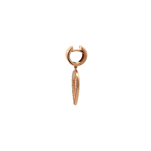 Gold-Ohrringe mit Diamanten