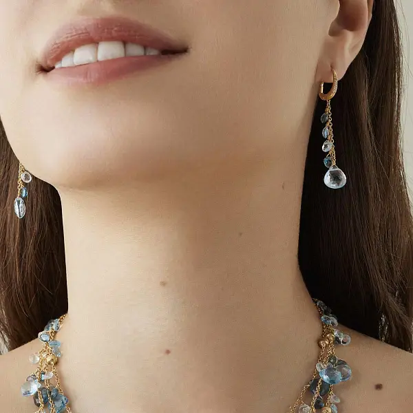 Gold-Ohrringe Marco Bicego Paradies OB1743-MB TP01 Y