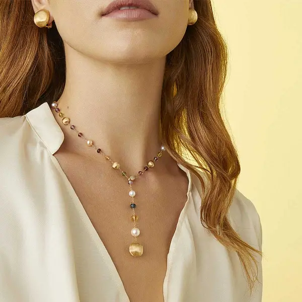 Gold-Ohrringe Marco Bicego Afrika OB919 Y