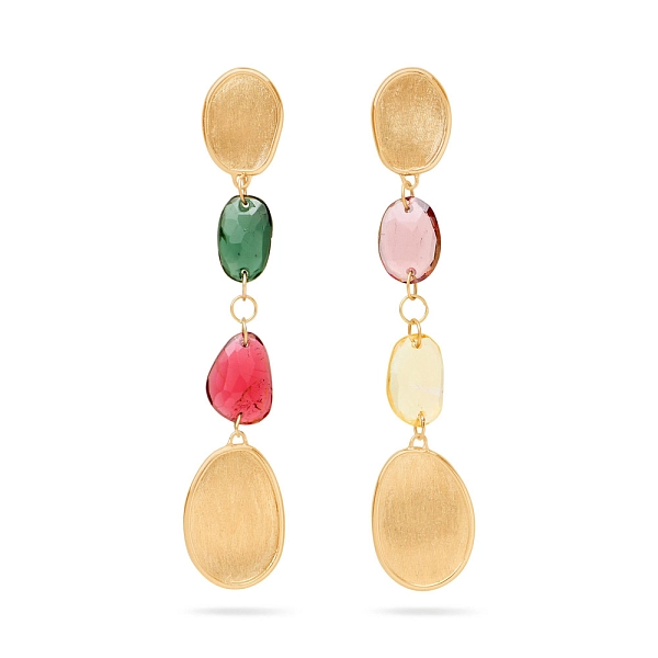 Gold-Ohrringe Marco Bicego Lunaria Farbe OB1899 TM Y