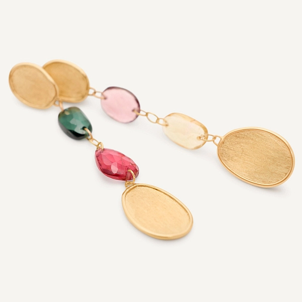 Gold-Ohrringe Marco Bicego Lunaria Farbe OB1899 TM Y