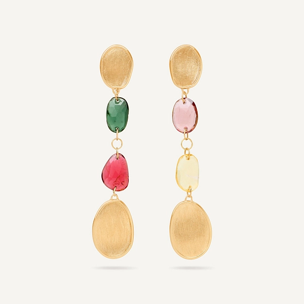 Gold-Ohrringe Marco Bicego Lunaria Farbe OB1899 TM Y