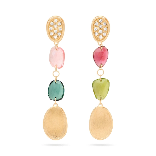 Gold-Ohrringe Marco Bicego Lunaria Farbe OB1899-B TM01 Y