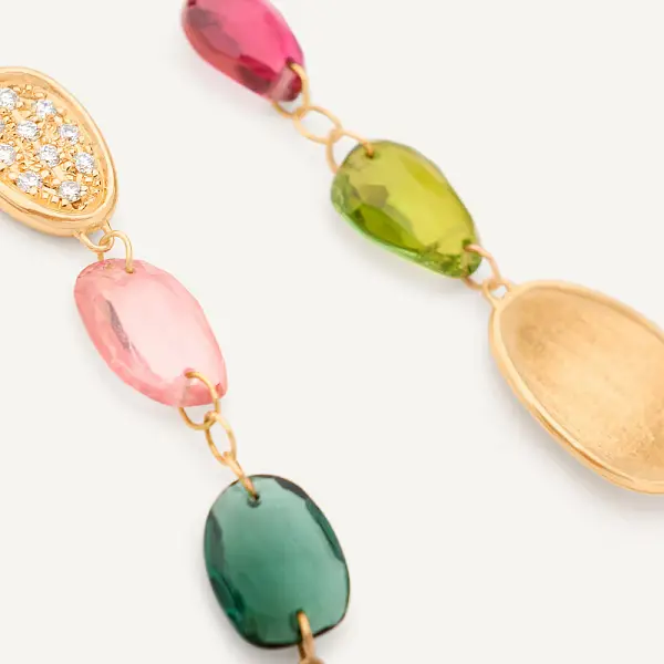 Gold-Ohrringe Marco Bicego Lunaria Farbe OB1899-B TM01 Y