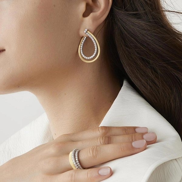 Gold-Ohrringe Marco Bicego Masai OG414-B YW M5