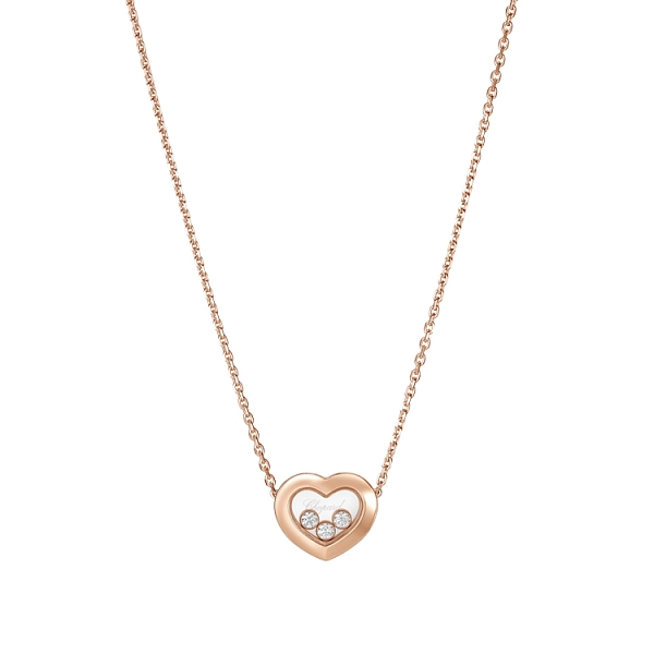 Gold Chopard Happy Diamonds Halskette 81A611-5001