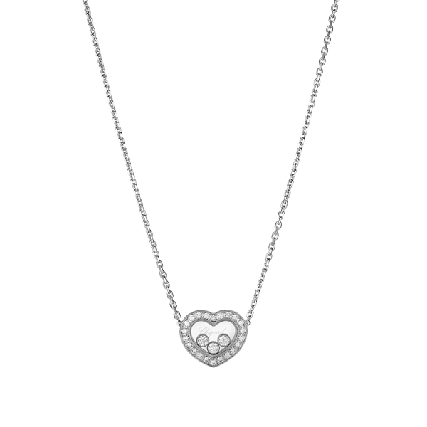 Gold Chopard Happy Diamonds Halskette 81A611-1201