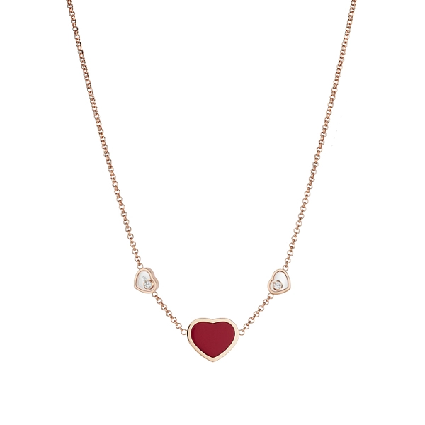 Gold Chopard Happy Hearts Halskette 81A082-5801