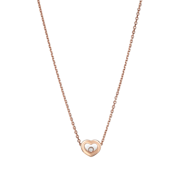 Gold Chopard Happy Diamonds Halskette 81A054-5001