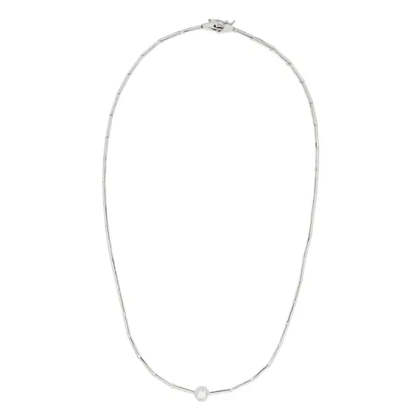 Gold-Halskette mit Diamant