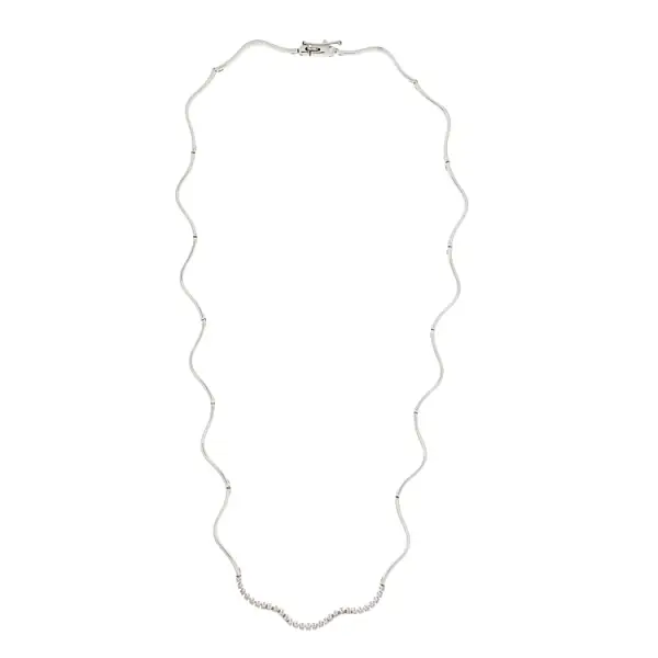 Gold-Halskette mit Diamanten