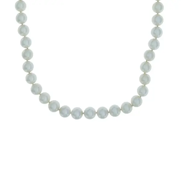 Gold Halskette Naturperlen