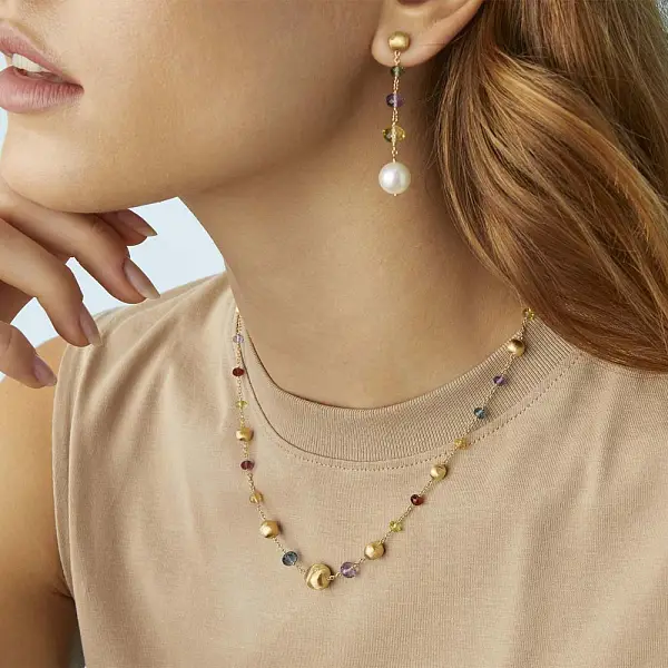 Gold Halskette Marco Bicego Afrika CB2281 L MIX02 Y