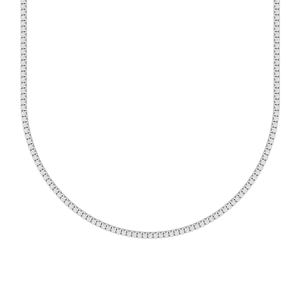 Tennis-Halskette aus Gold mit Diamanten