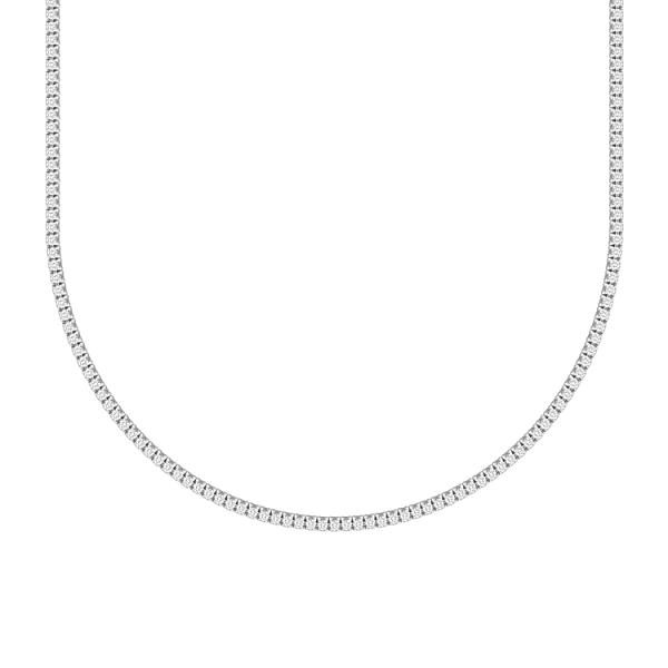 Tennis-Halskette aus Gold mit Diamanten