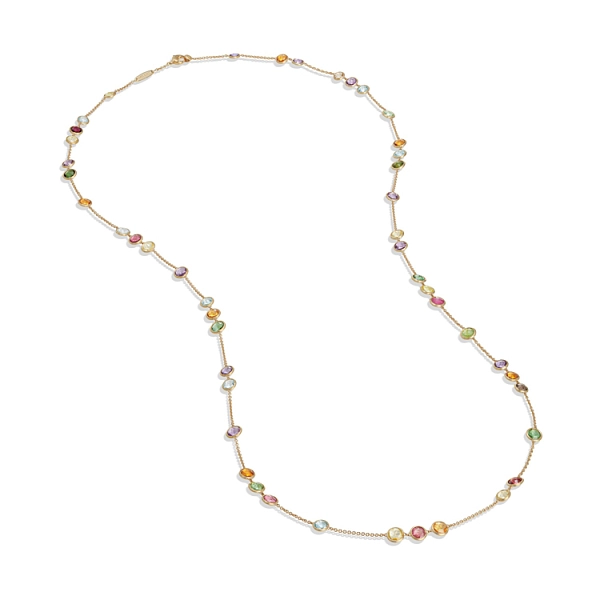 Gold-Halskette Marco Bicego Jaipur mit Halbedelsteinen CB1309-MIX01-Y