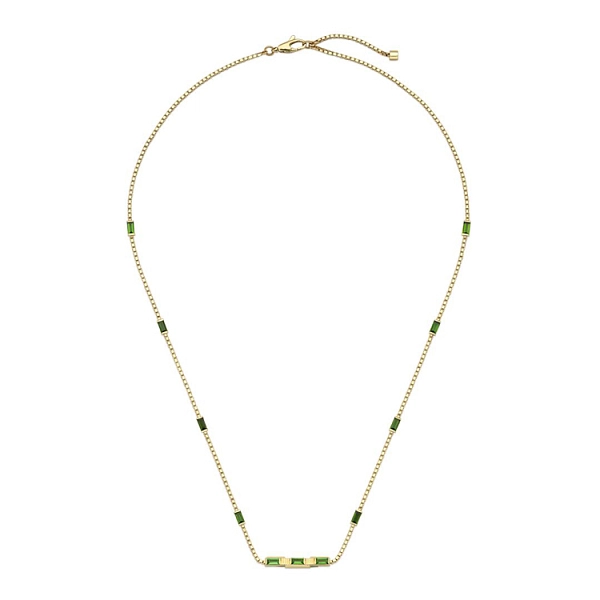 Gold Gucci Link to Love Halskette YBB70239400200U