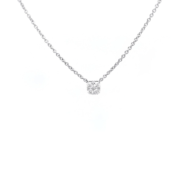 Gold-Halskette mit Diamanten