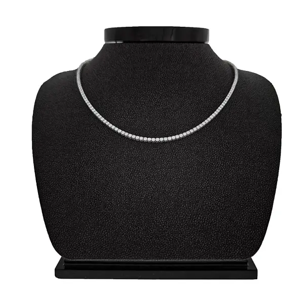 Gold Tennis Halskette Crieri mit Diamanten