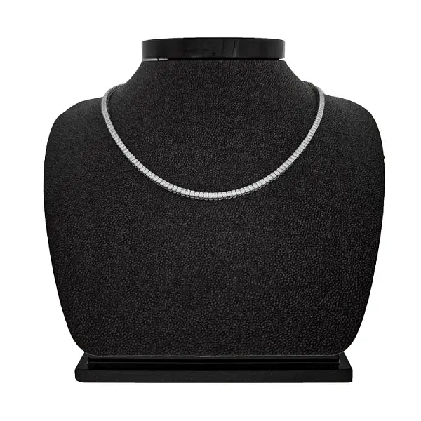 Gold Tennis Halskette Crieri mit Diamanten