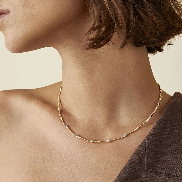 Gold Marco Bicego Marrakech Halskette CG337 B1 YW