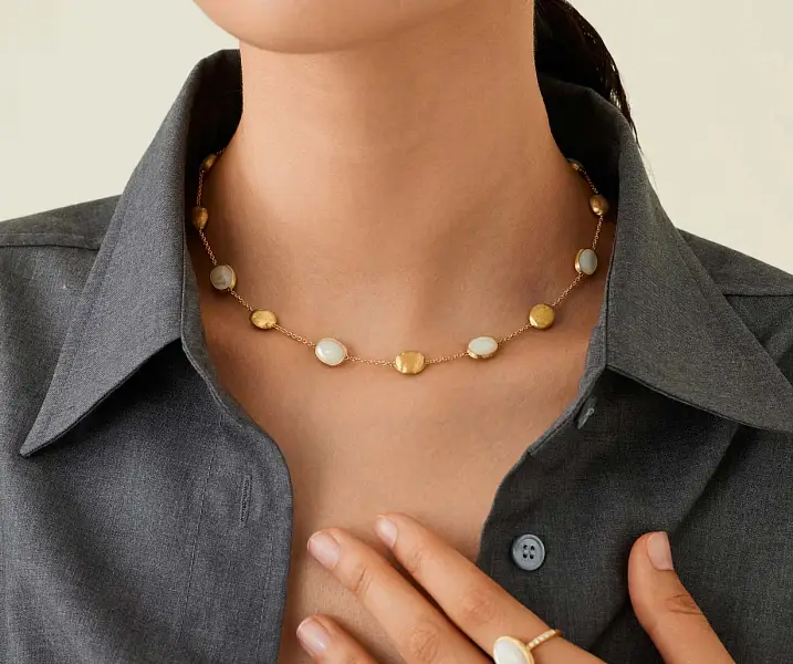 Gold Marco Bicego Siviglia CB2652-E MPW Y Halskette