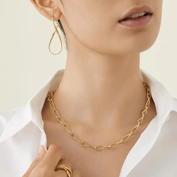 Gold Halskette Marco Bicego Marrakech Onde CG842 Y