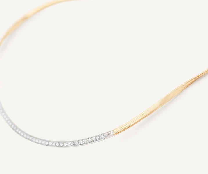 Gold Halskette Marco Bicego Marrakesch Neu CG851 B YW
