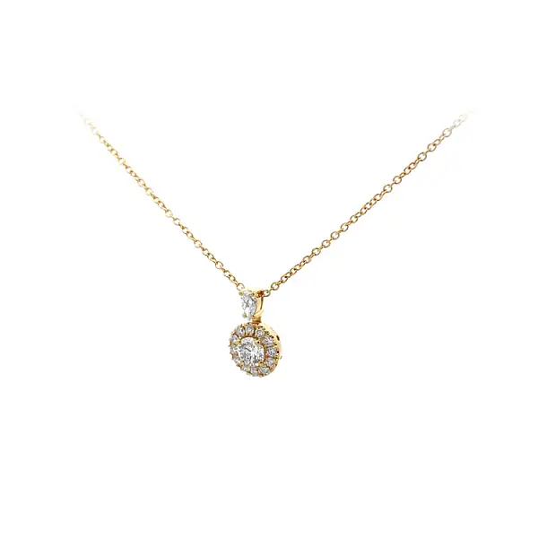 Gold Halskette Diamanten