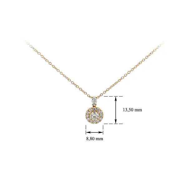 Gold Halskette Diamanten