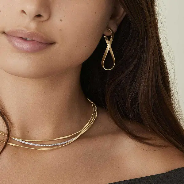 Gold Marco Bicego Marrakech Halskette CG848 B YW M5