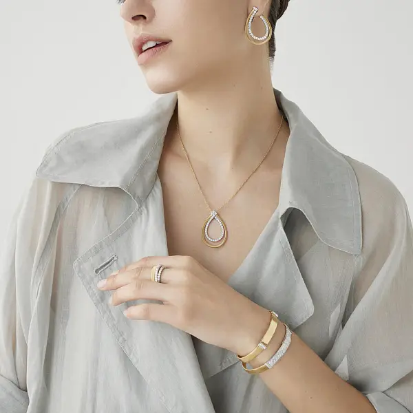 Gold Halskette Marco Bicego Masai CG856 B YW M5