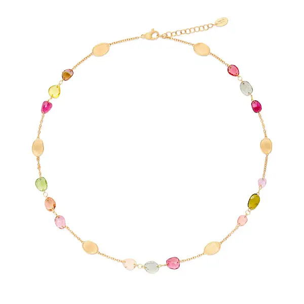 Gold Marco Bicego Lunaria Halskette CB2867 TM01 Y