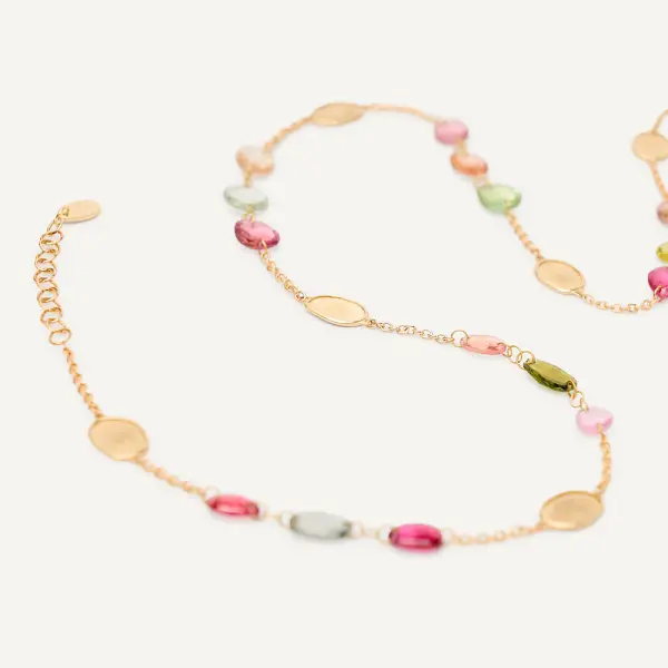 Gold Marco Bicego Lunaria Halskette CB2867 TM01 Y