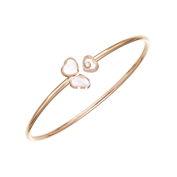 Gold Chopard Happy Hearts Wings Armband 85A083-5302
