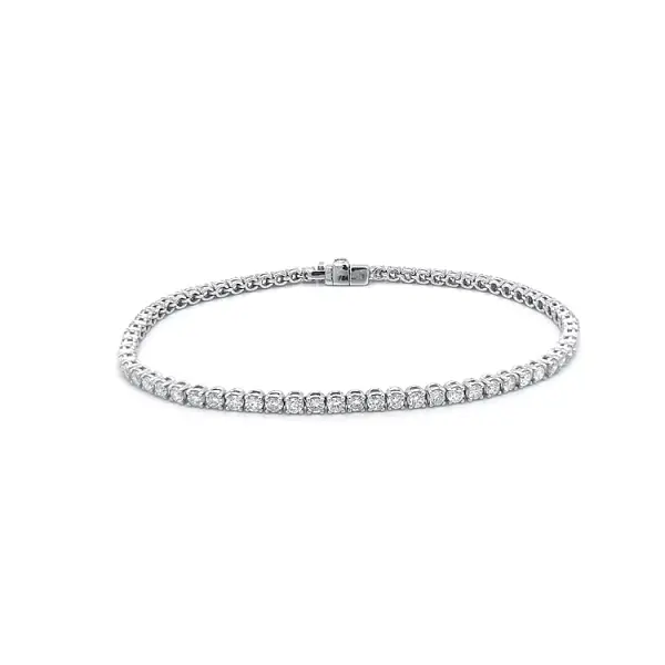 Gold-Tennisarmband mit Diamanten