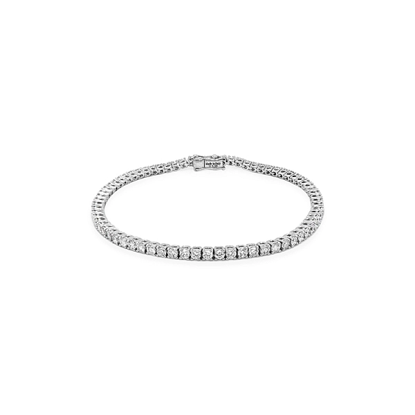 Gold-Tennisarmband mit Diamanten