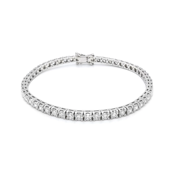 Goldenes Tennisarmband mit Diamanten