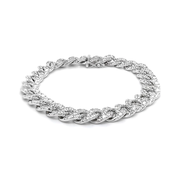 Goldarmband mit Diamanten