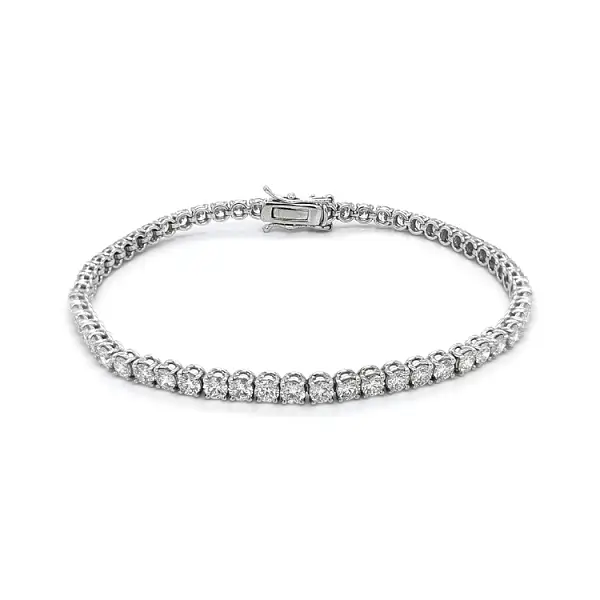 Gold-Tennisarmband mit Diamanten