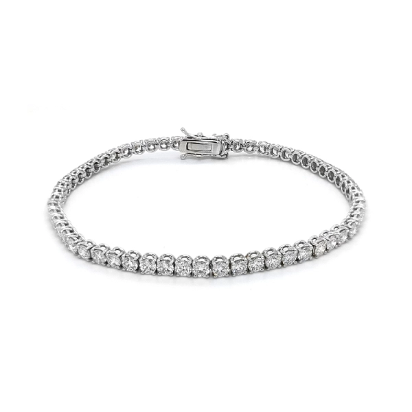 Gold-Tennisarmband mit Diamanten