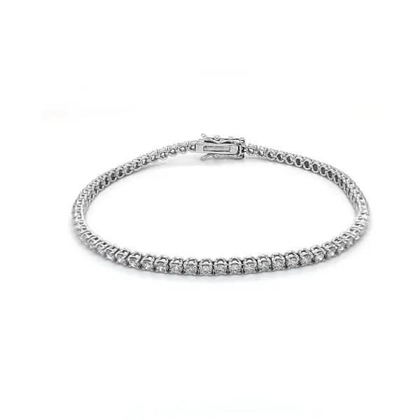 Gold-Tennisarmband mit Diamanten
