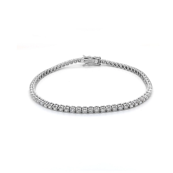 Gold-Tennisarmband mit Diamanten